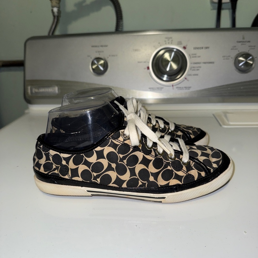 Y2k Vtg Coach Etta Canvas Sneakers